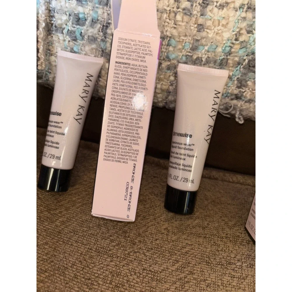 Mary Kay TimeWise Liquid Foundation Bundle Bronze 5 6 7 Luminous & Matte 1oz 3pk